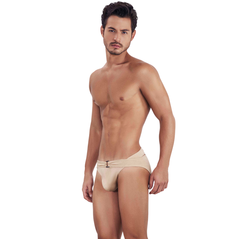 Мужские трусы брифы золотистые Clever Moda FLASHING BRIEF 145402