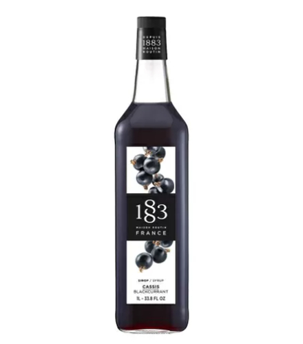 Сироп "Черная смородина" "Рутин 1883" стекло 1л