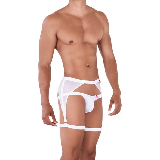 Мужские трусы джоки белые с поясом Pikante MAGNO JOCKSTRAP 034301