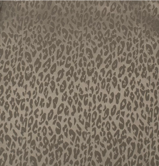 Атлас жаккард "Моар" леопард, 100 г/м2, ш. 150 см, коричневый