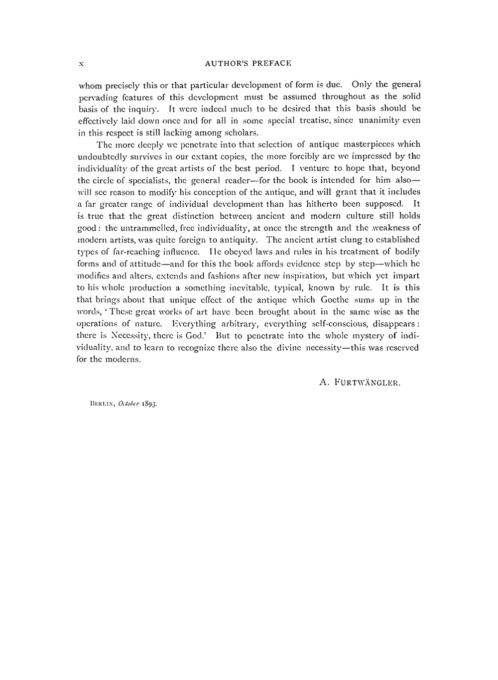 Masterpieces of Greek sculpture, a series of essays on the history of art | Adolf Furtwängler