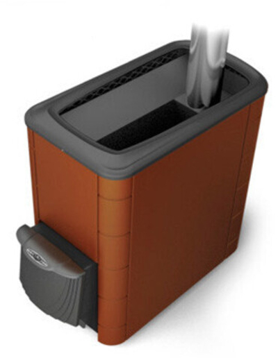 Печь банная Тунгуска XXL 2013 Inox ДА КТК терракота