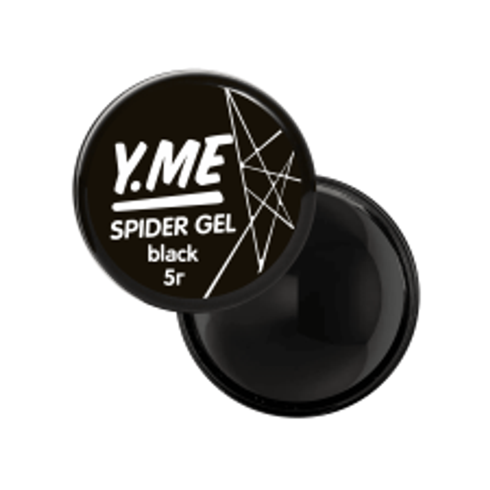 Y.me Spider Gel (чёрная паутинка), 5мл.