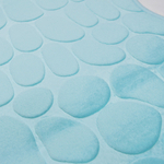 Коврик для туалета Камни Roomis 50*50см (светло-бирюзовый)