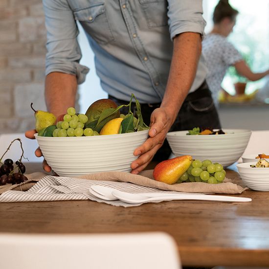 Салатник tierra, D30 см, бежевый