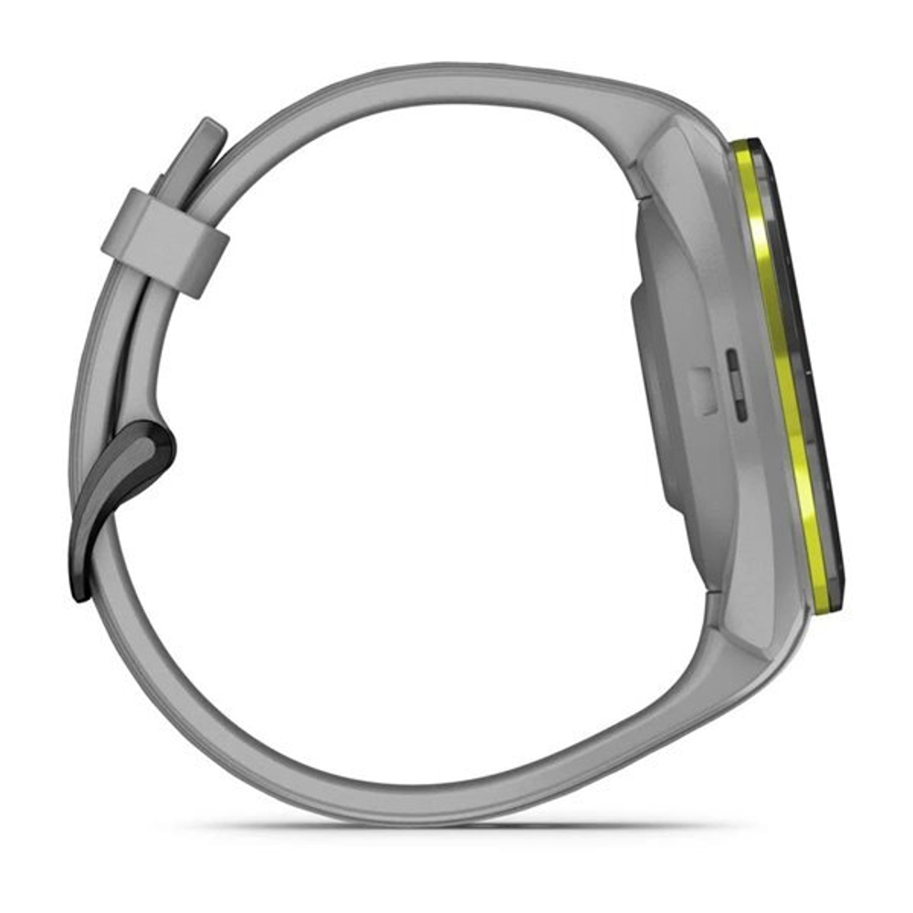Умные часы Garmin Approach S70 (42 мм) с черным керамическим безелем и серым ремешком