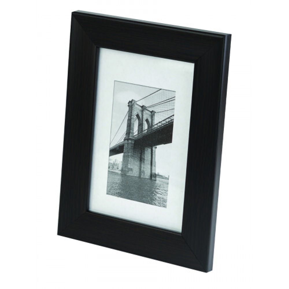 Фоторамка Image Art 611/10х15 пластиковая со стеклом цвет венге