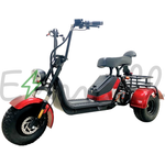 ЭЛЕКТРОСКУТЕР CITYCOCO GT X6 TRIKE mini 1000W 15AH 48V КРАСНЫЙ