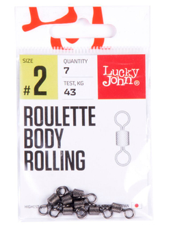 Вертлюги LJ Pro Series ROULETTE BODY ROLLING 002 7шт.