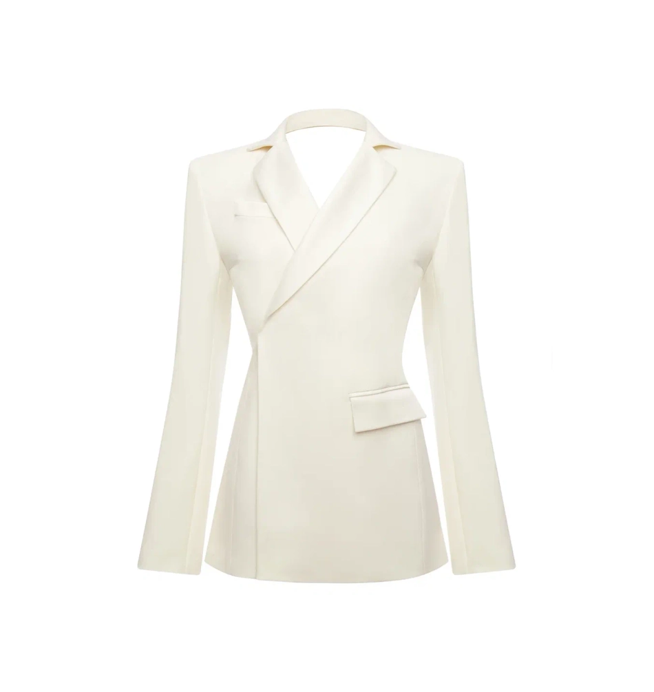 Пиджак с открытой спиной