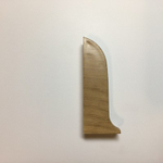 Заглушка левая к плинтусу "Salag" 008 Дуб темный