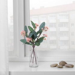 IKEA SMYCKA  (ИКЕА СМЙСКА)  -  Искусственный цветок, эвкалипт/розовый, 30 см