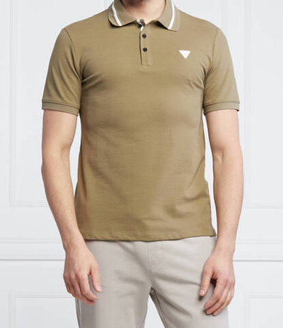 поло GUESS - оливковый (M2RP60 K7O61)