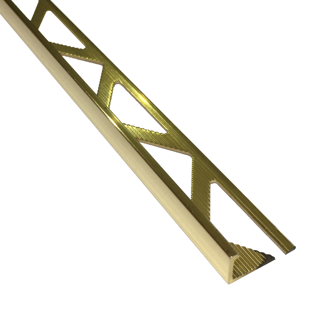 Г - Образный профиль латунь полированная для плитки 8х3000мм