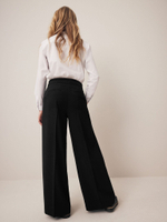 Брюки школьные с высокой талией для девочки Next Q76-908, Черный