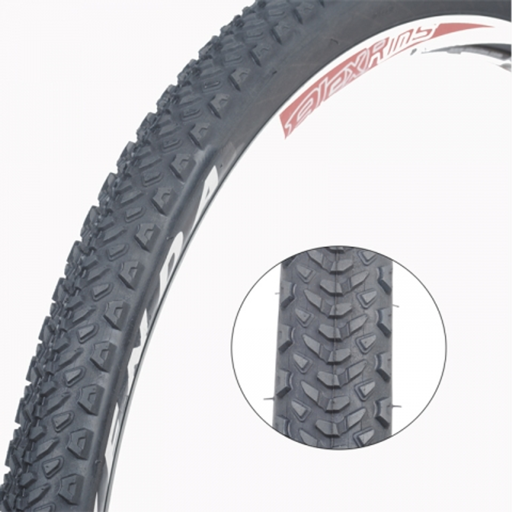 Покрышка 26"х1.95 (50-559) K1104 50 FIFTY 60TPI STICK DTC (E+L3RPRO) (2,8-4,5 Bar) средний KENDA (Тайвань)