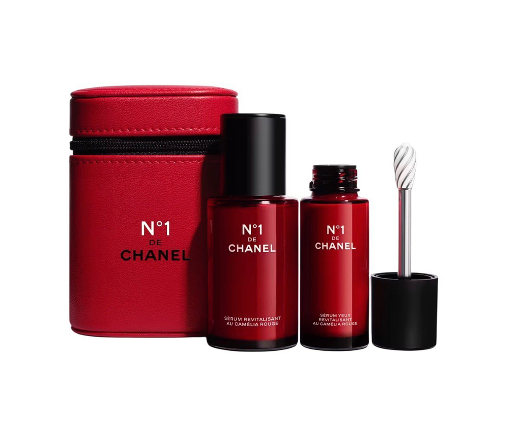 Набор – сыворотка для лица и глаз с Красной Камелией CHANEL N°1