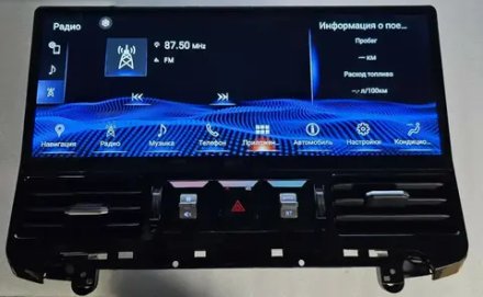 Магнитола для Toyota Land Cruiser 200 2007-2015 (климат на ШГУ) - Carmedia JT-T1702 QLed, Android 12, TS10, CarPlay, SIM-слот