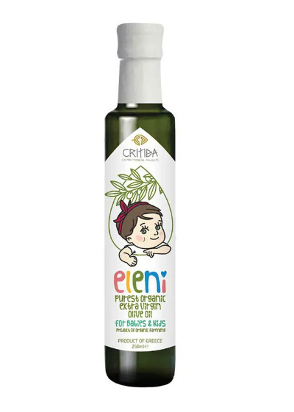 Оливковое масло для детей Critida, ст/б, Греция