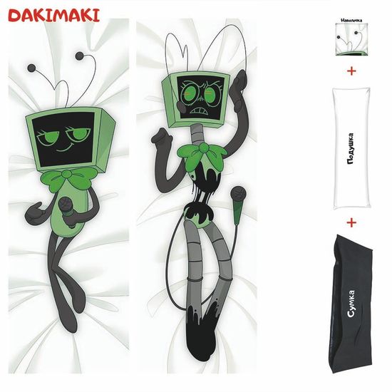 Дакимакура Ви и Твистед Ви Мир Денди Роблокс арт. 1244