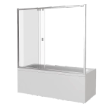 Шторка для ванны Good Door SCREEN WTW-150-C-CH