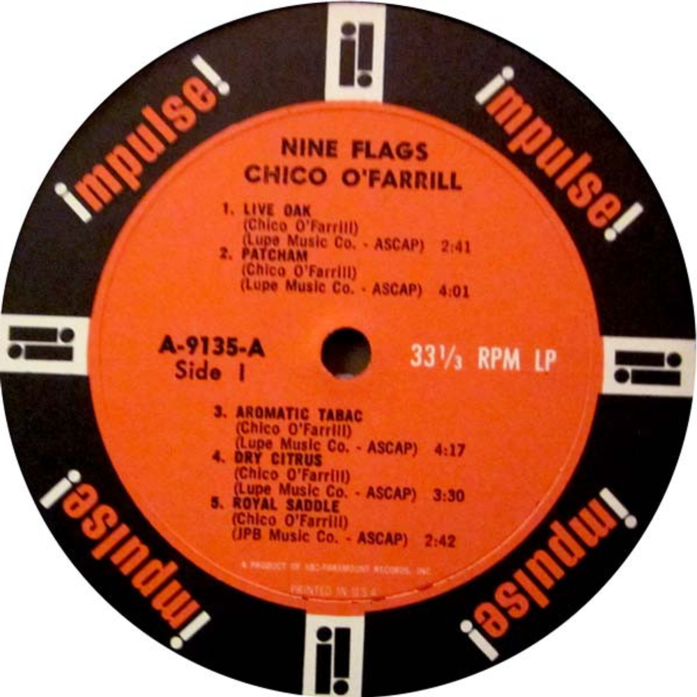 Chico O'Farrill - Nine Flags - US OG Impulse Mono