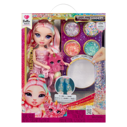 Rainbow High - Блестящая кукла BELLA (Розовая) Rainbow Shimmers with Slime 122401