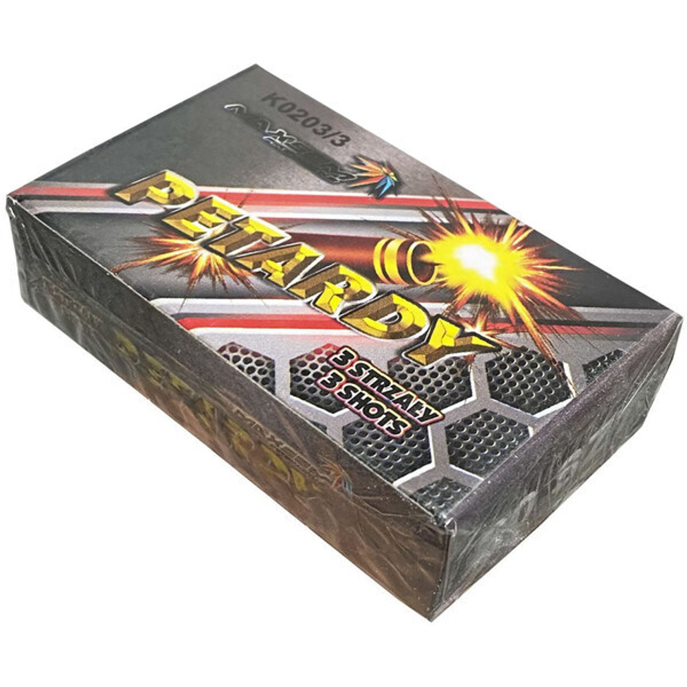 Петарды «PETARDY» / Korsar 3 тёрочная - 3 хлопка 1/100/50