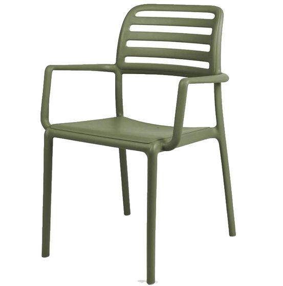 Пластиковый стул Costa зеленый | Nardi | Италия