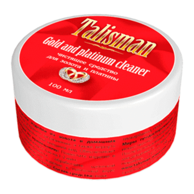 Средство ТАЛИСМАН для очистки изделий из ЗОЛОТА И ПЛАТИНЫ (100 мл).
