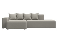 Диван угловой Лига-079 угол левый РОГОЖКА Амур 02 бежевый