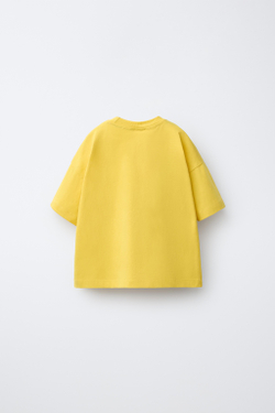 ZARA ФУТБОЛКА BASQUIAT®, ЖЕЛТЫЙ