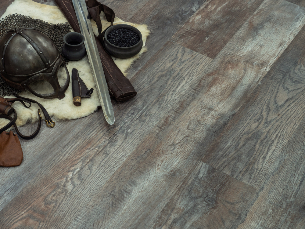 Кварцвиниловый ламинат Fine Floor Wood  FF-1518 Дуб Этна