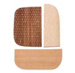 Trivax Стеновая панель из 3 частей из древесины акации