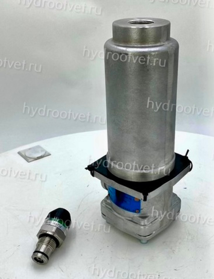 WKRFBN/HC110DC10B1.X AL - Сливной фильтр гидравлический одинарный модели RF с алюминиевым корпусом тонкость фильтрации 10 мкм, типоразмер 110, вид присоединения: резьба G3/4, материал корпуса - алюминий, рабочее давление до 25 бар, визуальный индикатор загрязнения