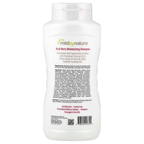 Mild By Nature, увлажняющий шампунь с ягодами асаи, 473 мл (16 жидк. унций)