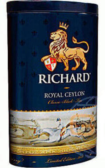 Чай черный  Richard Royal Ceylon (жестебанка) 80 г.