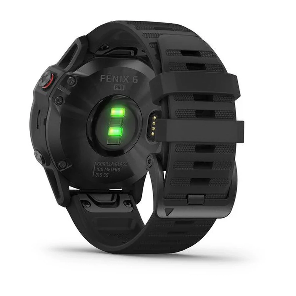 Смарт-часы Garmin Fenix 6 Pro, черный, 010-02158-02