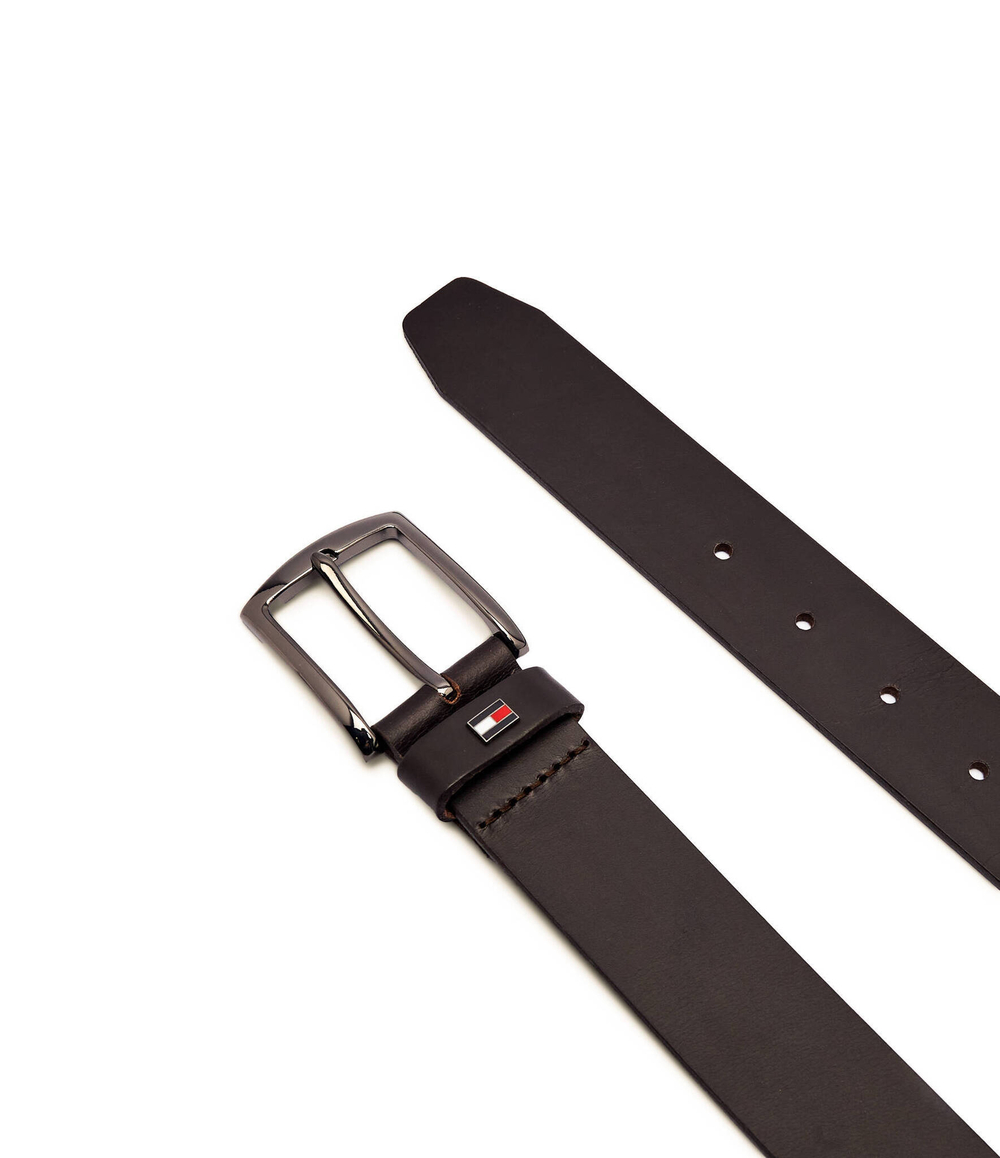 Кожаный ремень DENTON 3.5 Tommy Hilfiger - коричневый(AM0AM12546)