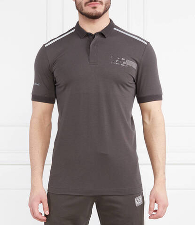 Поло EA7 - графитовый(3RPF04 PJMAZ)