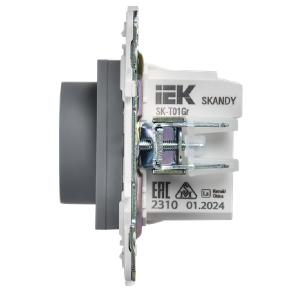 SKANDY Термостат электронный с индикацией SK-T01Gr серый IEK