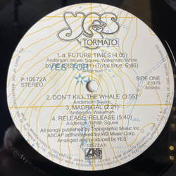 Винтажная виниловая пластинка LP Yes Tormato (Japan 1978) (Obi) Madrigal