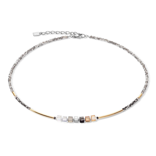 Колье Coeur de Lion Grey-Gold 5027/10-1216