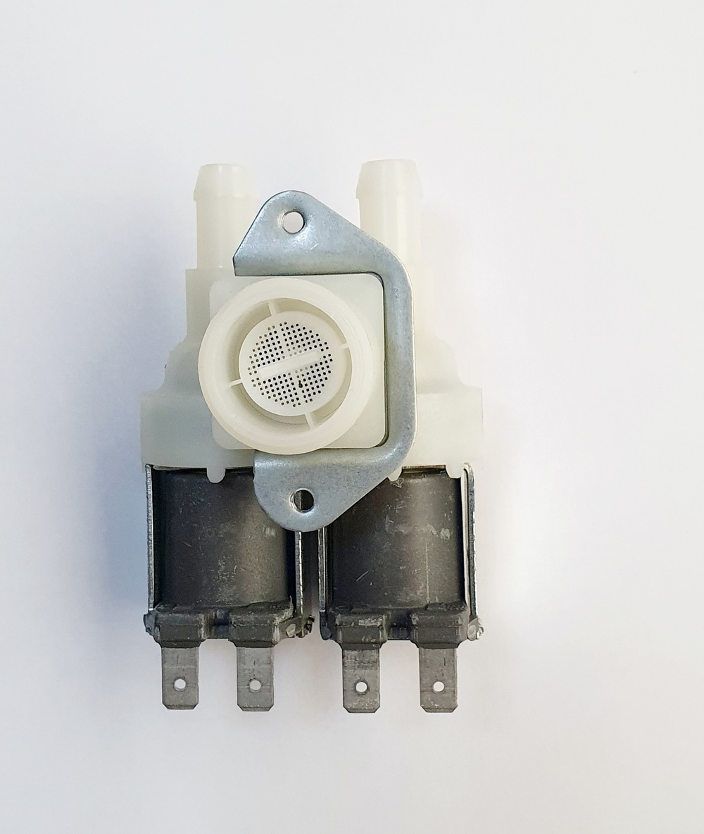 Заливной клапан 2Wx90 (клеммы раздельно) стиральной машины ARISTON, INDESIT 047185