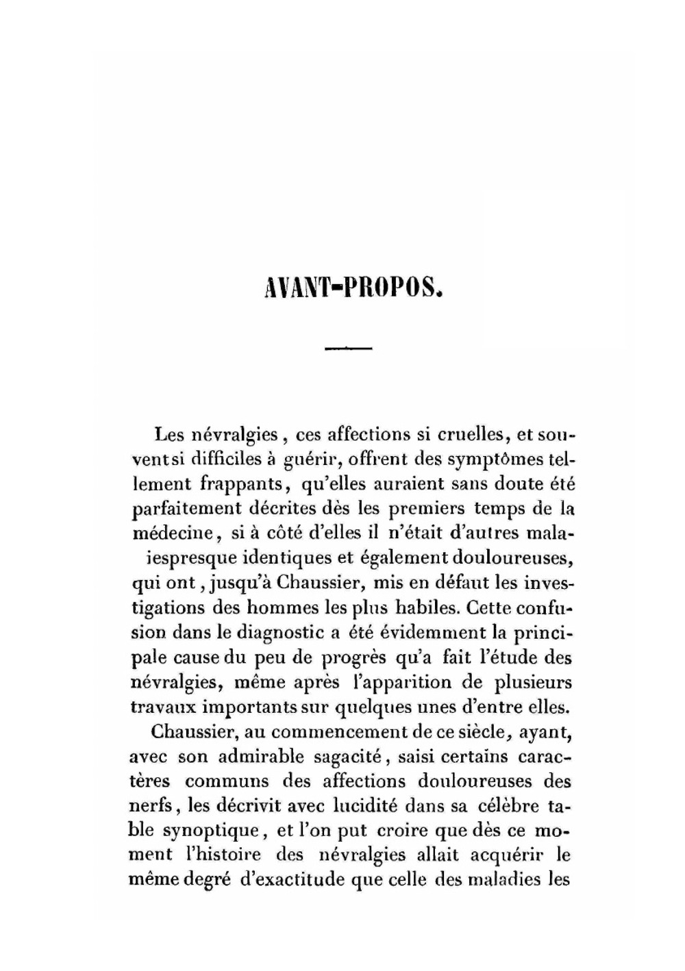 Traité des névralgies, ou, Affections douloureuses des nerfs | F.L.I. Valleix