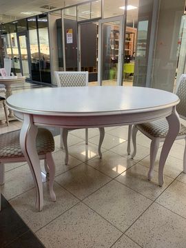 Стол Азалия 1250 (дуб тон 1/патина жемчуг)