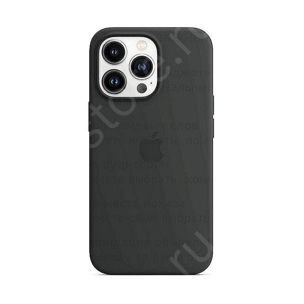 Чехол для iPhone Apple iPhone 13 Pro Max Silicone Case Black