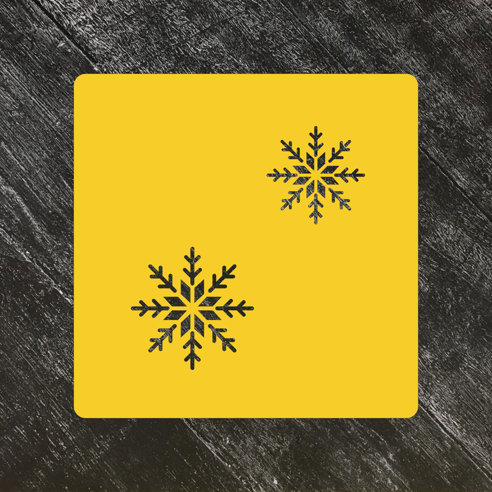 Трафарет новогодний №80