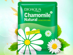 Маска для лица BioAqua Chamomile natural + Glycerine с ромашкой и глицерином, увлажняющая, 30 г