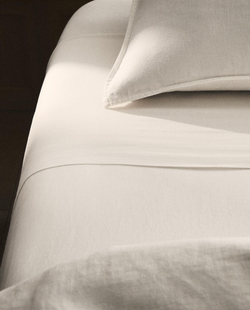Простыня Zara Home хлопок, лён 100%, однотонный, 6150/089 · арт. 6150/089-2